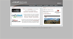 Desktop Screenshot of clickitventures.com