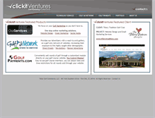 Tablet Screenshot of clickitventures.com
